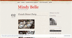 Desktop Screenshot of mindybellecooking.com