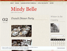 Tablet Screenshot of mindybellecooking.com